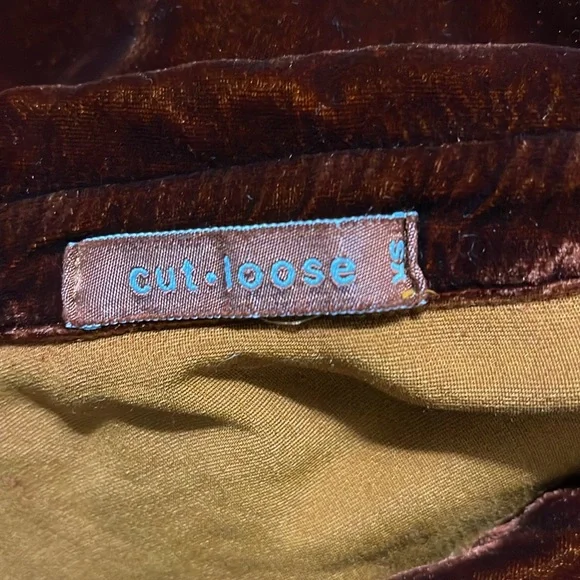 Easy Shirt by cut loose women’s button down velour blouse XS - Picture 9 of 9